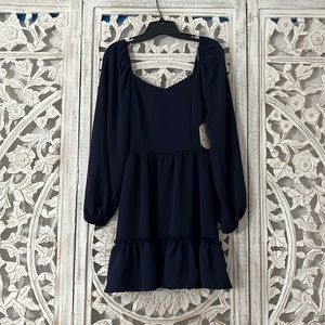 Altar’d State Navy Blue Dress